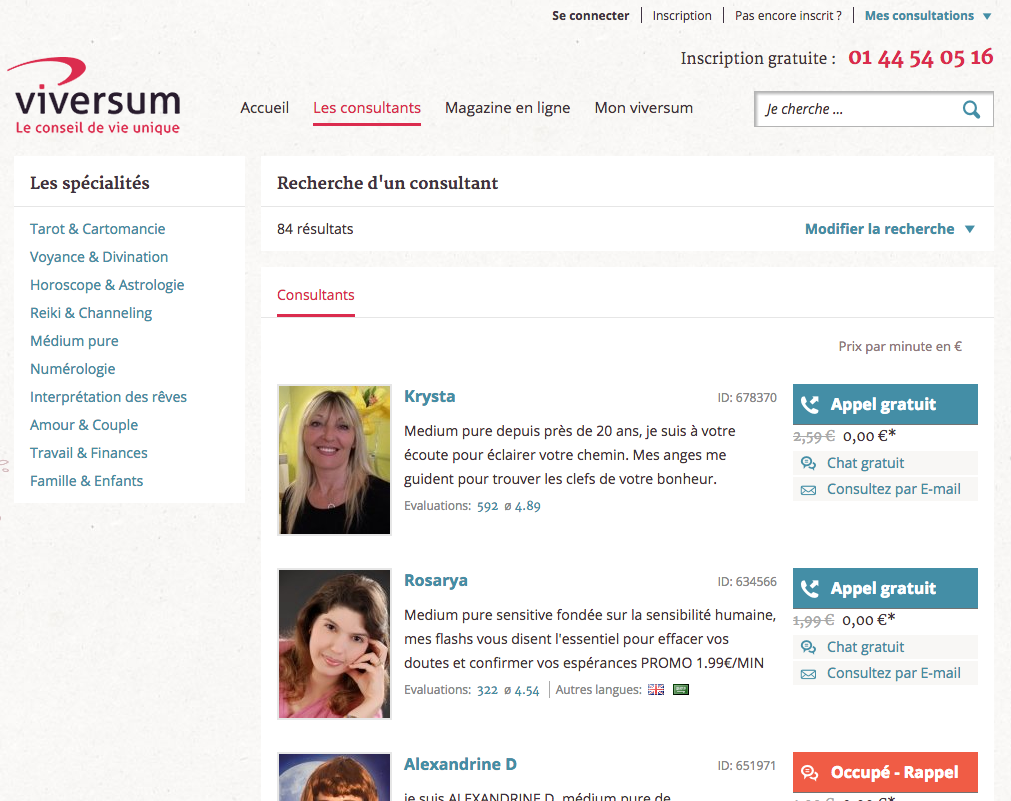 Viversum avis revue détaillée par SOSvoyants