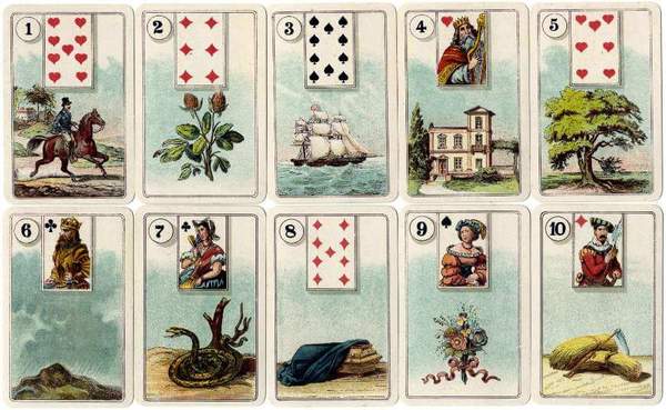 caracteristique tarot lenormand