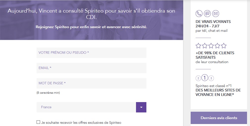 avis spiriteo voyance